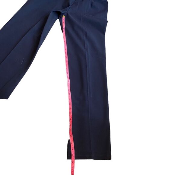 Nordstrom Classiques Entier 14 Pleat Front Straight Leg Dress Pant Navy Blue New - Picture 6 of 6